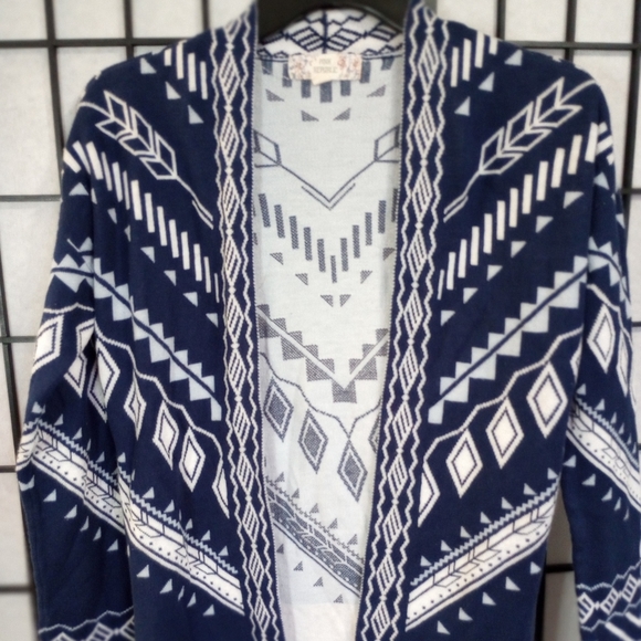 Pink Republic Women's Cardigan Sweater Size Juniors Medium Open Front - Picture 2 of 12